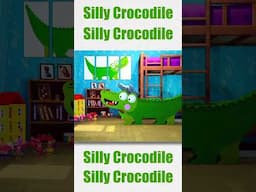 Silly Crocodile Kids Shorts - Funny Joke