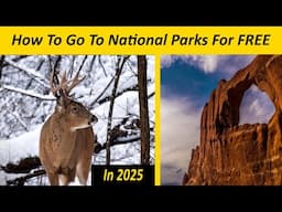 Free National Parks Days In 2025 - Yellowstone, Zion, and More Tips For Campers and Vanlife Cost