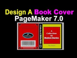 Design a book cover in Pagemaker