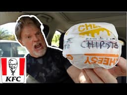 NEW KFC Secret Menu Original Crispy Chipster Burger Review