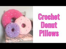 CROCHET DONUTS | Crochet for Beginners, amigurumi donut, crochet food step by stop