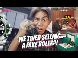 We tried selling a fake Rolex?!