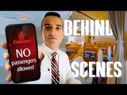 INSIDE a CREW EMIRATES FLIGHT Where Passengers AREN'T Allowed