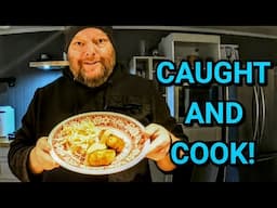 Cooking coalfish! quick easy and tasty!