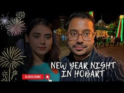 New Year Night in Hobart | Cinematic Shots | Fireworks in Hobart NYE2025