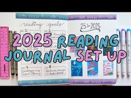 setting up my 2025 reading journal 📖🖊️sneak peak!