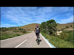 extra long Indoor Cycling Workout Siurana Priorat Tour Spain Ultra HD Video