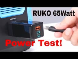 Ruko 65W 3-Port Charger TEST !