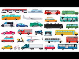 Sounds and names of transport. Transport Sounds and Vehicle Names