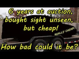 I waited 6 years to buy this auction car and scored it cheap! Why?  How bad can it be?