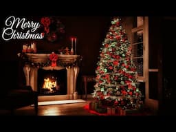 🔥🎄2 HOURS of Relaxing Sounds: Burning Fireplace, Crackling Fire, & More!