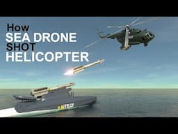 How Ukraine Sea Drone Shot Russian Helicopter? #ukraine #russia