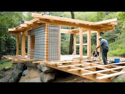 Man Builds Japanese House That Will Last 100 YEARS | Start to Finish by @diy8288