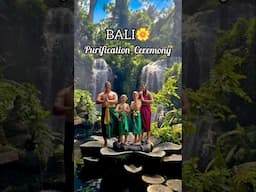 Bali Purification Ceremony #bali #indonesia #ubud #travelfamily