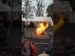 Buddhist Chanting and Burning Prayer Sticks for Setsubun 節分 #shorts