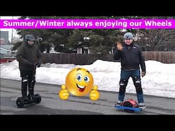 Summer / Winter  we always enjoying our Wheels Segway S Max Onewheel VESC XR