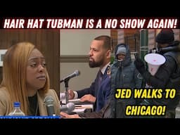 Tiffany Henyard Skips Dolton Board Meeting, Jedidiah Brown Walks To J.B Pritzker's House In Chicago!