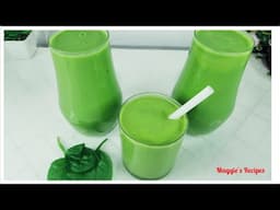 SPINACH SMOOTHIE #green#greensmothie#healthy