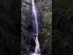 I swam in a roaring waterfall in the Scottish Highlands #wildswimming #scotland #waterfall