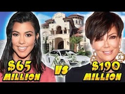 Kris Jenner VS Kourtney Kardashian - Lifestyle War 2023 | Net Worth,Rich Life, Salary