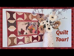 Decorating with 30+ Fall Quilts