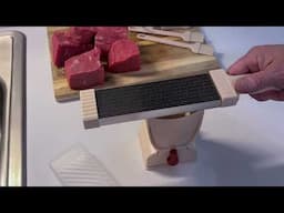 How to Slice Meat for Jerky with the Once For All Meat Slicer!