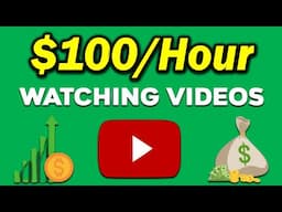 Earn $100 Every Hour Watching Videos (Make Money Online 2025)