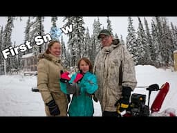 When Snow Hits an Off-Grid Homestead - First Storm of the Season