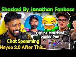 GodL SMR Shocked By Jonathan Fanbase🥵🔥 Chat Spamming Neyoo 2.0 After This...🤣 GodL Offline Scrims