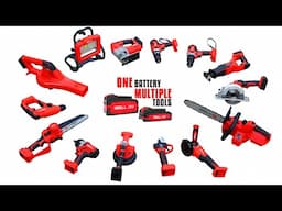 iBell One Power Cordless Series Unboxing and Test - One Battery Multiple Tools