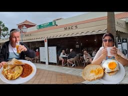 Fuerteventura Caleta de fuste. Breakfast at Macs