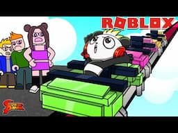 TROLLING IN ROBLOX EXTREME CART LINE!!!