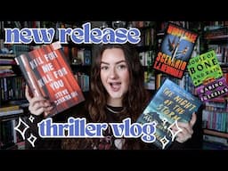 NEW RELEASE THRILLER READING VLOG 2025 | fast pacing, underrated thrillers & speculative twists!