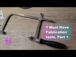 7 Must have tools for Fabrication / Fabricating jewelry from sheet metal