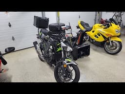 z400/ninja 400 amazon luggage rack/storage rack how to install