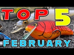 Top 5 Baits For February Bass Fishing!