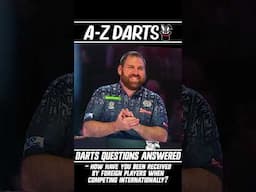 AMERICANS PLAYING DARTS ABROAD | A-Z Darts Answers Your Questions!  #azdarts #darts #question