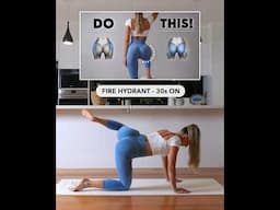 Perfect Workout to Grow Booty, Not Thighs! #fitness #bootyworkout #glutes #homeworkout