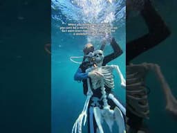 What do you want to be? Be specific. #nichejobs #skeletonsuit #scubadiver #mermaidlife #dreamjobs