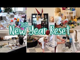 NEW YEAR HOME RESET 2025 / MESSY HOUSE CLEAN WITH ME 2025 / NEW YEARS CLEANING MOTIVATION