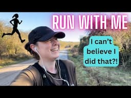 Trying To Outrun A Bad Diet 😳| Run With Me 🏃‍♀️| First Run Since Florida! 🎢