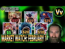 One Piece TCG: Market Watch 2025 - February 1st, The Market is Stable but Still a bit Expensive