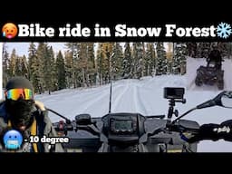 🥵Bike Ride in Snow Forest❄️|🥶Heavy snow Ride | Ep - 07 | TTF | Jammu Kashmir | #tamil