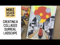 Creating a Collaged Surreal Landscape.