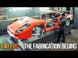 F40 EVO // Hand-building a chassis for my V12-powered LEGEND! (4K)