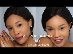 I BOUGHT NEW EYEBROWS !! [Micro blading procedure ]