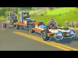 Upgrading to a 5th Wheel Trailer Setup in Scrap Mechanic Nomad Survival!