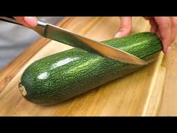 I make this zucchini every weekend! New recipe for zucchini with peppers!