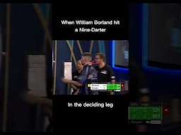 When William Borland Hit a Nine-Darter in the Deciding Leg against Bradley Brooks