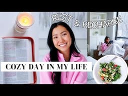 COZY VLOG☕️ Spending Time with God, Intentional Rest, Making Soup, Favorite Christian Vlogs Channels